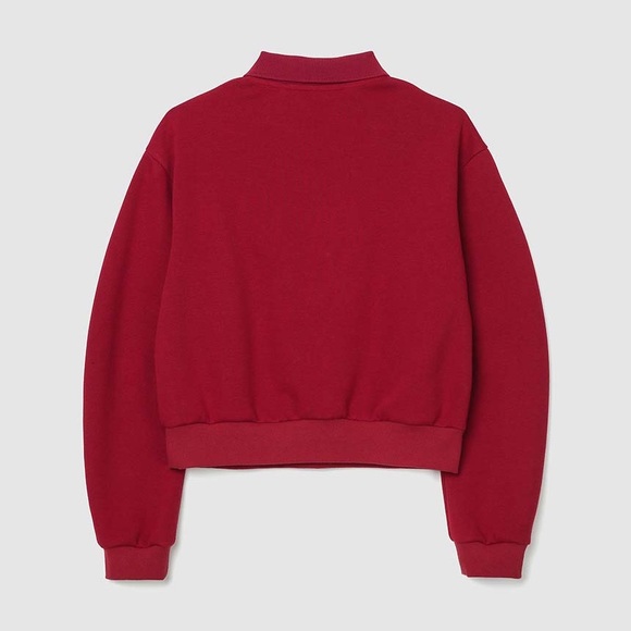 π₯ Cropped Red Polo Shirt by WConcept, XS - Picture 6 of 11